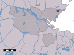 Holysloot in the municipality of Amsterdam.