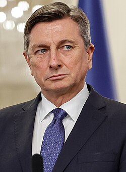 Borut Pahor vuonna 2022.