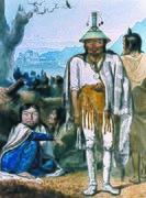 Sitka Island Chief Katlian With His Wife, 1818