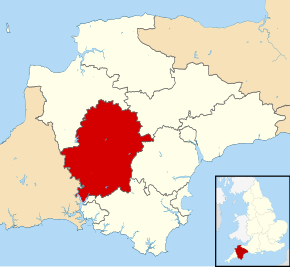 Poziția localității West Devon