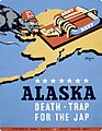 Image 13Propaganda poster, World War II, depicting Alaska as a death trap for Japan. (from History of Alaska)