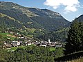 Arêches von der Straße nach Beaufort gesehen