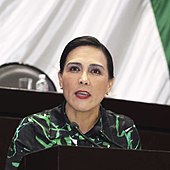 Erika Araceli Rodriguez Hernández, Federal Deputy for the fifth constituency in Mexico, 2016.
