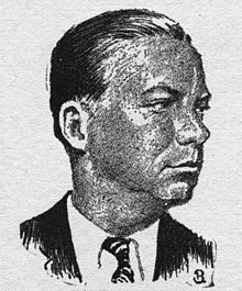 Harl Vincent, as pictured in the September 1929 issue of Air Wonder Stories