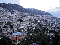 A view of Pétion-Ville's hillside