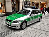 BMW E91NM als Streifenwagen des Polizeipräsidiums München