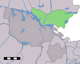 Kaart van Amsterdam-Noord