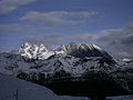 Monte Coglians visto desde el monte Zoncolan