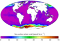 WOA sea surface silicic acid