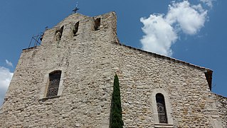 Façade de l'église.