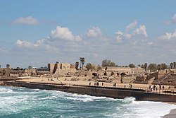 Caesarea Maritiman arkeologista aluetta.
