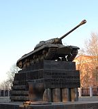 Танк ИС-3 на Комсомольской площади в г. Челябинске