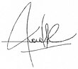 Signature de Karol Cariola