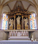 Retable de l'église de Girancourt (originaire de l'abbaye de Chaumousey).