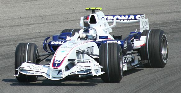 Sebastian Vettel driving the F1.07 at the 2007 United States Grand Prix.