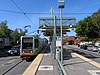 A southbound train at Revere/Shafter station, 2019