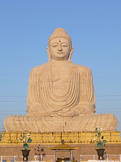 Buddhastatue in Bodhgaya