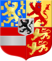 Arms of the Louis of Nassau, Lord of De Lek and Beverweerd, natural son of Maurice of Nassau, Prince of Orange, and his descendants the lords of den Lek and the earls of Grantham in England[55]