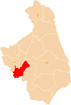 Location within the voivodeship