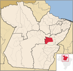 Localização de Novo Repartimento no Pará