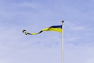 Swedish pennant flying