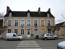 Ang Town Hall sa Saint-Maurice-Sur-Aveyron