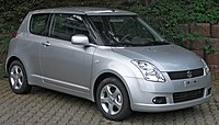 A first gen Suzuki Swift from the front