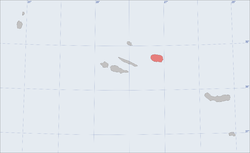 Местополошба на Терсеира во архипелагот на Азорските Острови