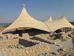 Schutzbau über der Synagoge