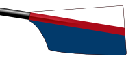 Image showing the rowing club's blade colours