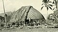 Construction d'un fale aux Samoa en 1902.