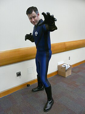 Cosplay de Mister Fantastic.