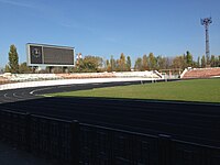 Vue du stade municipal.