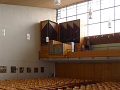 Kirche zur Heimat (1956), Blick zur Orgelempore