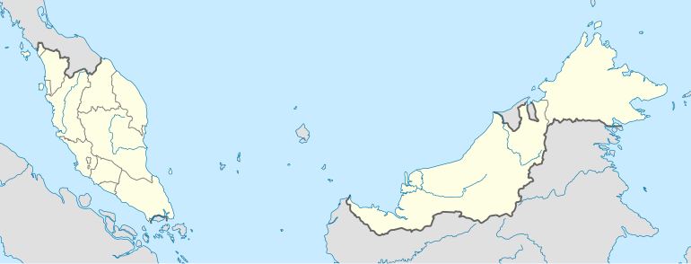 Carte des aéroports de Malaisie