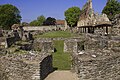 Ruins of the rotunda and nave of the Church of Sts Peter and Paul, on the grounds of St Augustine