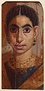 Fayum mummy portrait (2nd-3rd century), Egypt