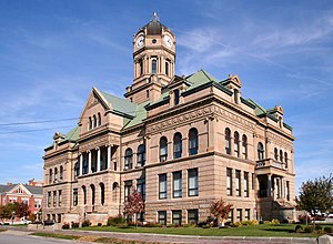 County courthouse in Wapakoneta