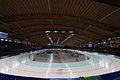 Das Innere des Richmond Oval bei den Olympischen Winterspielen 2010