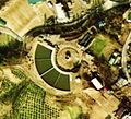 長江浄水場。1974年国土交通省 国土地理院 地図・空中写真閲覧サービスの空中写真を基に作成