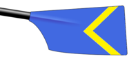 Image showing the rowing club's blade colours