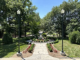 The grounds surrounding the Joslyn Castle included an urban farm, vegetable gardens and over 100 fruit trees