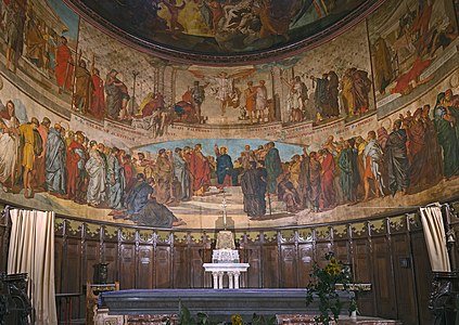 Création de l’Homme, 1862, Villemur-sur-Tarn, église Saint-Michel, abside.