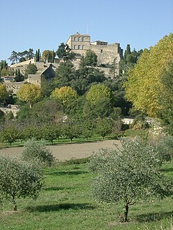 Skyline of Ansouis