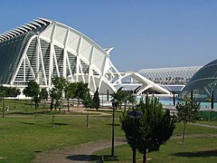 Cité des arts et des sciences : le Musée des sciences Príncipe Felipe.