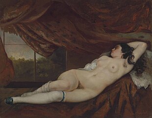 Femme nue couchée, 1862.