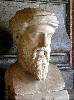 Pythagoras (Busta v Kapitolském muzeu v Římě)