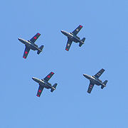 Equipe de demostração aérea da Força Aérea Sueca