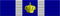 Croce al merito di guerra (quattro concessioni) - nastrino per uniforme ordinaria