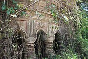 A closer view of the temple